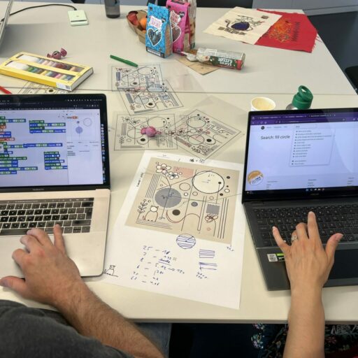 Stickprojekt goes Hackathon – gemeinsames Erarbeiten eines Sujets